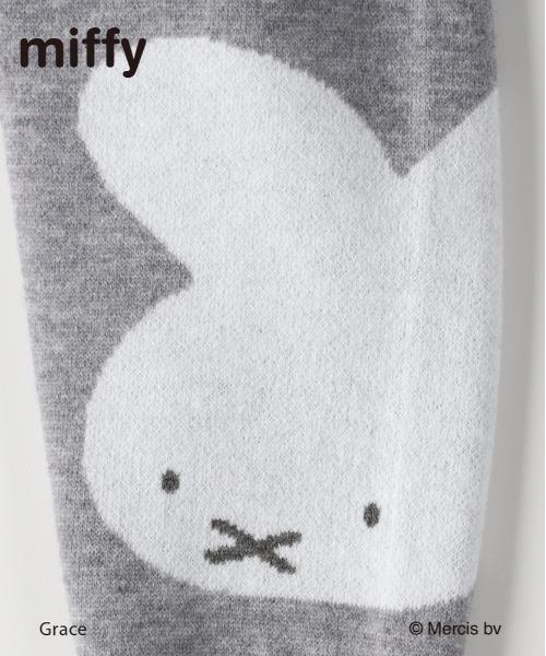 Right-on（ライトオン）の「【ｍｉｆｆｙ】70周年限定 カーディガン (ジャガード編み / ゆったりシルエット / カラフルボタン)（カーディガン/ボレロ・レディース・ライトベージュ/グレー・L/M）」の4枚目の写真
