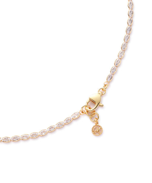 L.H.P(エルエイチピー)の「MIKSHIMAI/ミクシマイ/CUBIC ZIRCONIA CHAIN 002 NECKLACE/ネックレス(ネックレス・メンズ・ゴールド・F)」の3枚目の写真