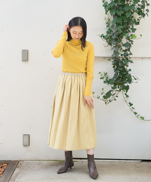 DESIGNWORKS(デザインワークス)の「ラメドットリバーシブルスカート(スカート・レディース・ブラック/クリーム・38/36)」の16枚目の写真