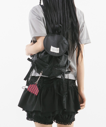 TUOMIO（トゥオミオ）の「RIBBON MINI BACKPACK [BLACK]（バックパック/リュック）」
