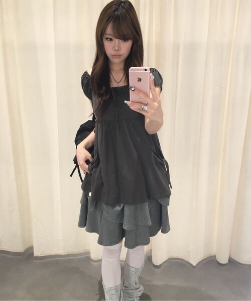 TUOMIO（トゥオミオ）の「RIBBON MINI BACKPACK [BLACK]（バックパック/リュック・レディース・その他・FREE）」の5枚目の写真