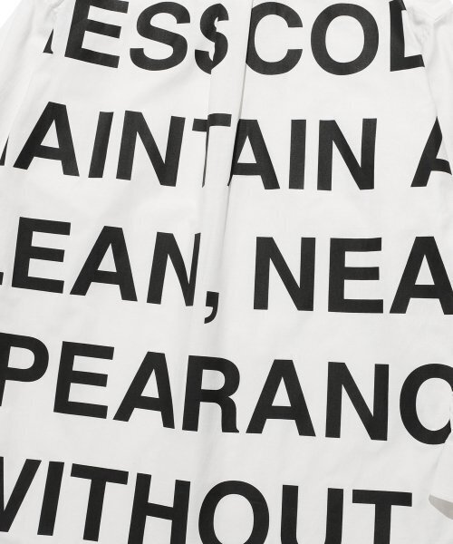 NICE GHOST CLUB（ナイスゴーストクラブ）の「FFATS DRESS CODE BIG BIG SHIRT_WHITE(NG2ESUW302A)（シャツ/ブラウス・レディース・その他・S/M/L）」の6枚目の写真