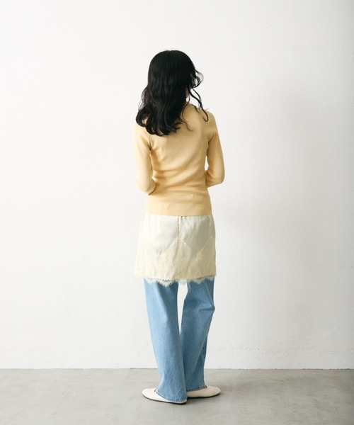 Lutim by u(ルチバイユー)の「【接触冷感】アイシーシャーベットフロントボタンリブトップス(その他トップス・レディース・チャコールグレー/アイボリー/ネイビー・FREE)」の9枚目の写真