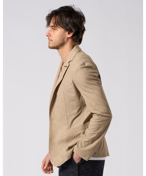 wjk(ダヴルジェイケイ)の「smart jacket(テーラードジャケット・メンズ・チャコールグレー/キャメル・SMALL/MEDIUM/LARGE/X-LARGE)」の4枚目の写真