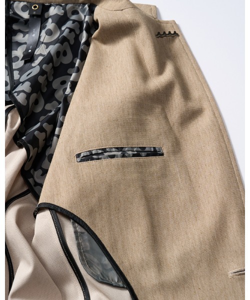wjk(ダヴルジェイケイ)の「smart jacket(テーラードジャケット・メンズ・チャコールグレー/キャメル・SMALL/MEDIUM/LARGE/X-LARGE)」の15枚目の写真