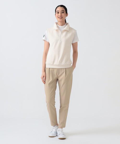 BEAMS GOLF(ビームスゴルフ)の「PURPLE LABEL / ストレッチ テーパード ロングパンツ(その他パンツ・レディース・ホワイト/ベージュ・MEDIUM/SMALL/LARGE)」の6枚目の写真