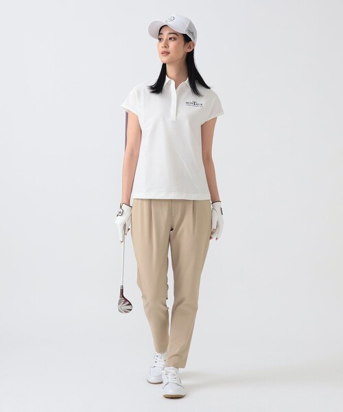 BEAMS GOLF(ビームスゴルフ)の「PURPLE LABEL / ストレッチ テーパード ロングパンツ(その他パンツ・レディース・ホワイト/ベージュ・MEDIUM/SMALL/LARGE)」の7枚目の写真