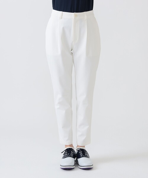 BEAMS GOLF(ビームスゴルフ)の「PURPLE LABEL / ストレッチ テーパード ロングパンツ(その他パンツ・レディース・ホワイト/ベージュ・MEDIUM/SMALL/LARGE)」の9枚目の写真