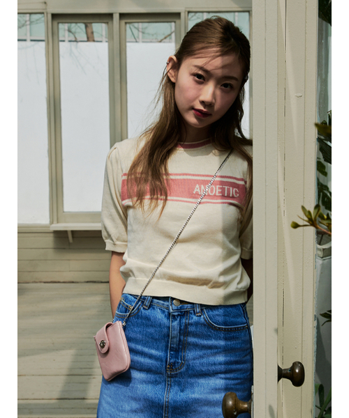 ANOETIC(アノエティック)の「ANC FLAP MINI BAG_PINK(メッセンジャーバッグ・レディース・ピンク・FREE)」の3枚目の写真