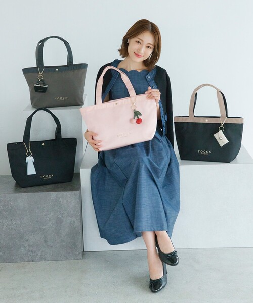 TOCCA(トッカ)の「CLOVER BLESS ドレス(ワンピース・レディース・ネイビー系/ピンク系・0/00/6/4/2)」の4枚目の写真