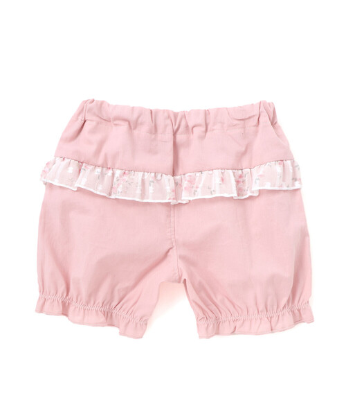 SLAP SLIP BABY（スラップスリップベビー）の「花柄シフォンレースワンピース+フリルブルマセットアップベビー(70~80cm)（その他ベビーウェア・キッズ・イエロー/ピンク・FREE）」の7枚目の写真