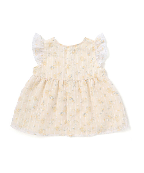 SLAP SLIP BABY（スラップスリップベビー）の「花柄シフォンレースワンピース+フリルブルマセットアップベビー(70~80cm)（その他ベビーウェア・キッズ・イエロー/ピンク・FREE）」の21枚目の写真