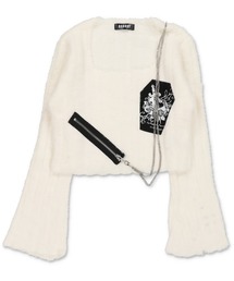 DARRDY（ダーディー）の「【DARRDY/ダーディー】チェーン付きフェザーニット/ワッペン（ニット/セーター）」