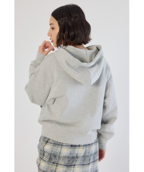 RODEO CROWNS WIDE BOWL（ロデオクラウンズワイドボウル）の「SHARE W ジップパーカー（パーカー・レディース・ライム/オフホワイト/グレー×ホワイト・LARGE/MEDIUM）」の7枚目の写真