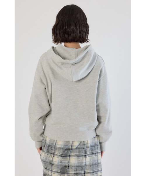 RODEO CROWNS WIDE BOWL（ロデオクラウンズワイドボウル）の「SHARE W ジップパーカー（パーカー・レディース・ライム/オフホワイト/グレー×ホワイト・LARGE/MEDIUM）」の12枚目の写真