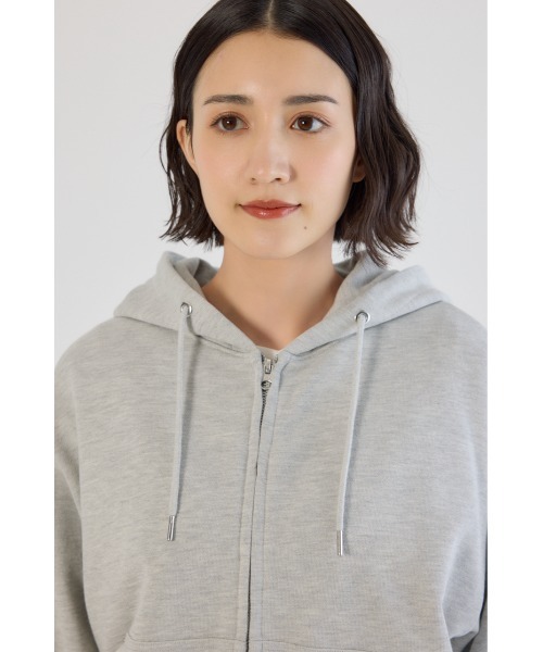 RODEO CROWNS WIDE BOWL（ロデオクラウンズワイドボウル）の「SHARE W ジップパーカー（パーカー・レディース・ライム/オフホワイト/グレー×ホワイト・LARGE/MEDIUM）」の13枚目の写真