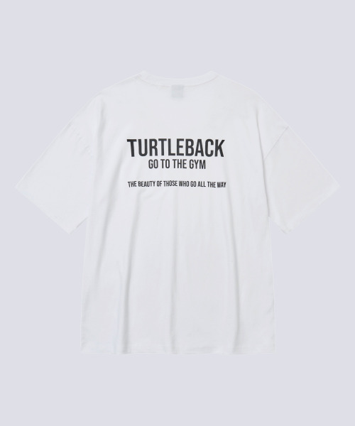 TURTLEBACK(タートルバック)の「ゴートゥーザジム オーバーサイズ 半袖 (ホワイト)(Tシャツ/カットソー・メンズ・その他・LARGE/X-LARGE/XX-LARGE/MEDIUM)」の1枚目の写真