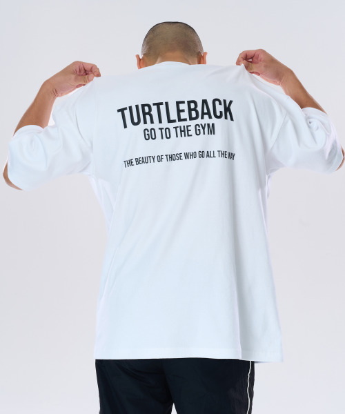 TURTLEBACK(タートルバック)の「ゴートゥーザジム オーバーサイズ 半袖 (ホワイト)(Tシャツ/カットソー・メンズ・その他・LARGE/X-LARGE/XX-LARGE/MEDIUM)」の4枚目の写真