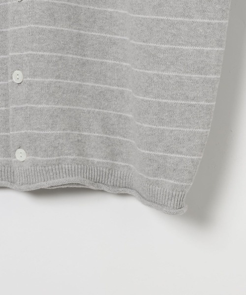 BAYFLOW（ベイフロー）の「【EF(エフ)】CASM POLO カーディガン（MEN）（カーディガン/ボレロ・メンズ・グレー/ネイビー・LARGE/MEDIUM）」の7枚目の写真