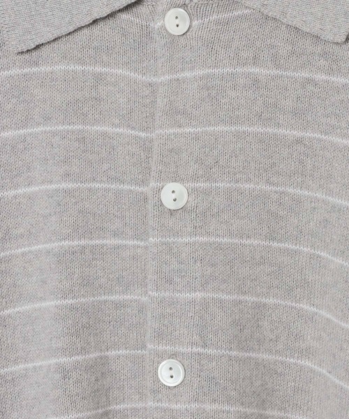 BAYFLOW（ベイフロー）の「【EF(エフ)】CASM POLO カーディガン（MEN）（カーディガン/ボレロ・メンズ・グレー/ネイビー・LARGE/MEDIUM）」の9枚目の写真