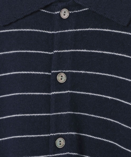 BAYFLOW（ベイフロー）の「【EF(エフ)】CASM POLO カーディガン（MEN）（カーディガン/ボレロ・メンズ・グレー/ネイビー・LARGE/MEDIUM）」の10枚目の写真