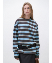 STRIPE RELAXED TEE(T-7127)
