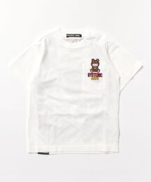 CAMP MINI刺繍 ポケット付き 半袖Tシャツ
