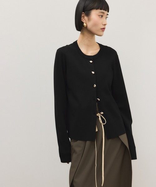 ADAM ET ROPE'（アダムエロペ）の「セレクトレングスコンパクトカーディガン/UV抑制/接触冷感（カーディガン/ボレロ・レディース・ピンク/レッド/ブラック・38/36）」の16枚目の写真