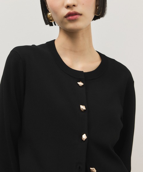 ADAM ET ROPE'（アダムエロペ）の「セレクトレングスコンパクトカーディガン/UV抑制/接触冷感（カーディガン/ボレロ・レディース・ピンク/レッド/ブラック・38/36）」の17枚目の写真