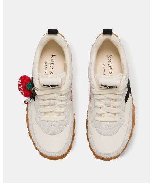 kate spade new york（ケイトスペード ニューヨーク）の「ケイ アズ イン ケイト ランナー（スニーカー・レディース・ベージュ・6/7/5/8）」の3枚目の写真