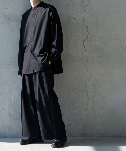 antiqua(アンティカ)の「配色ステッチ ワイドパンツ(その他パンツ・レディース・アイボリー/ブラック/ネイビー・MEDIUM/LARGE)」の22枚目の写真