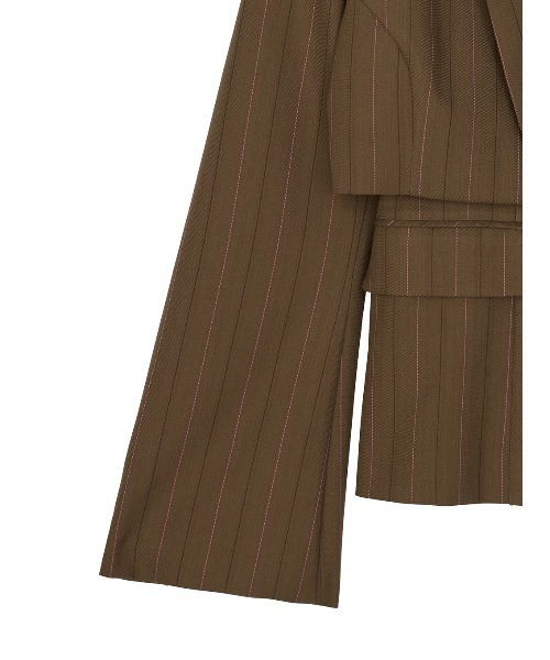 DEFORMATION PINSTRIPE JACKET（テーラードジャケット）｜Ameri
