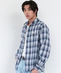 PROCESS（プロセス）の「Flannel Check Shirt - Blue（シャツ/ブラウス）」