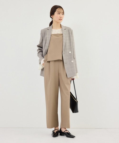 ROPE' PICNIC（ロペピクニック）の「レイヤードオールインワン（つなぎ/オールインワン・レディース・ブラック/ベージュ系その他・S/M/L）」の20枚目の写真