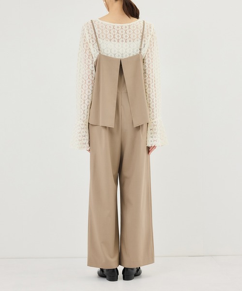 ROPE' PICNIC(ロペピクニック)の「レイヤードオールインワン(つなぎ/オールインワン・レディース・ブラック/ベージュ系その他・S/M/L)」の17枚目の写真