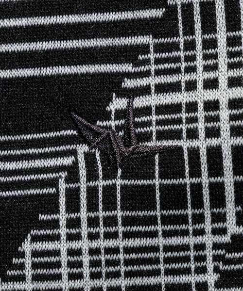 1PIU1UGUALE3  RELAX （ウノピゥウノウグァーレトレ リラックス）の「1PIU1UGUALE3 RELAX(ウノピゥウノウグァーレトレ リラックス)ジオメトリック ジップアップパーカー（パーカー・メンズ・ブラック・M/S/XXL/XL/L）」の6枚目の写真