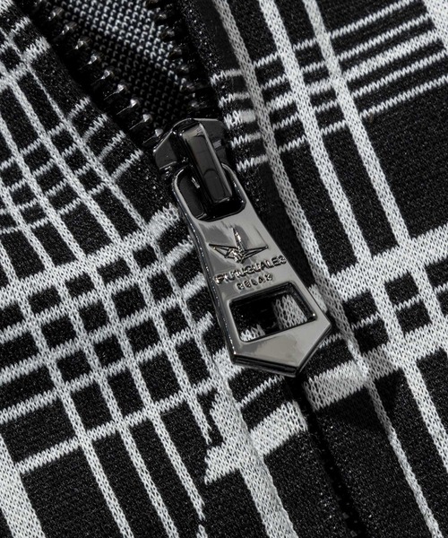 1PIU1UGUALE3  RELAX （ウノピゥウノウグァーレトレ リラックス）の「1PIU1UGUALE3 RELAX(ウノピゥウノウグァーレトレ リラックス)ジオメトリック ジップアップパーカー（パーカー・メンズ・ブラック・M/S/XXL/XL/L）」の7枚目の写真