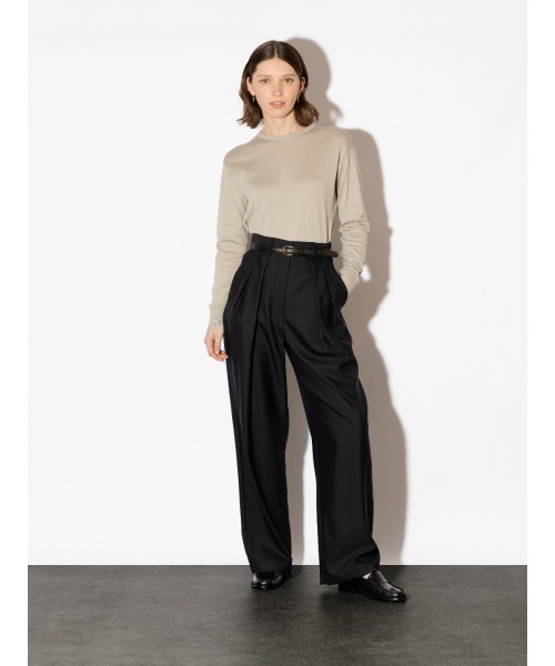 JOHN SMEDLEY(ジョンスメドレー)の「クルーネック長袖コットンニットプルオーバー(ニット/セーター・レディース・ベージュ系その他6・S/M)」の3枚目の写真