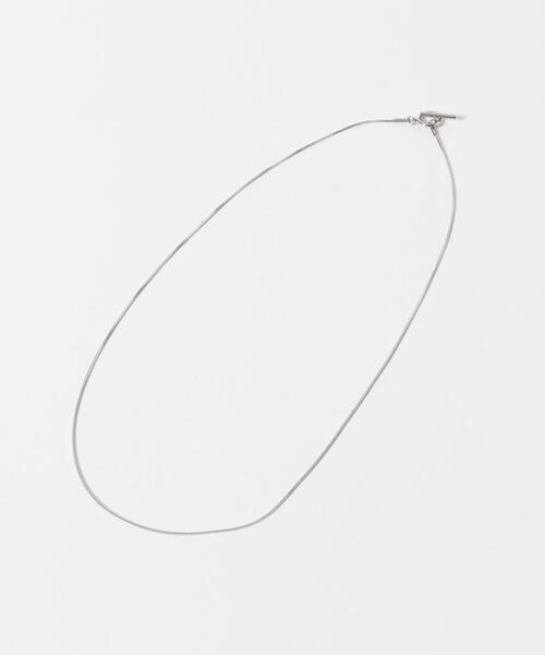 URBAN RESEARCH DOORS（アーバンリサーチドアーズ）の「角スネークネックレス（ネックレス・メンズ・シルバー・-）」の3枚目の写真