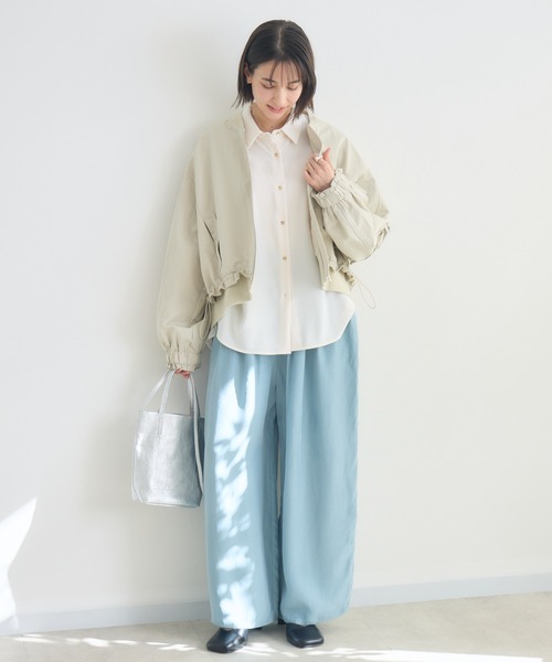 Pillini(ピリーニ)の「コットンMA-1(MA-1・レディース・カーキ/ベージュ・FREE)」の16枚目の写真
