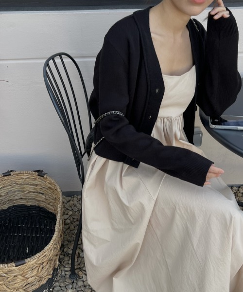 FREE STYLISTS（フリー スタイリスト）の「YUGA_YGMC　　Korean-style camisole voluminous flare dress（ワンピース・レディース・ブラック・FREE）」の18枚目の写真