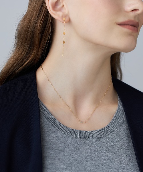 4℃（ヨンドシー）の「【The Tidal】K10イエローゴールド ネックレス（ネックレス・レディース・イエローゴールド・FREE）」の7枚目の写真