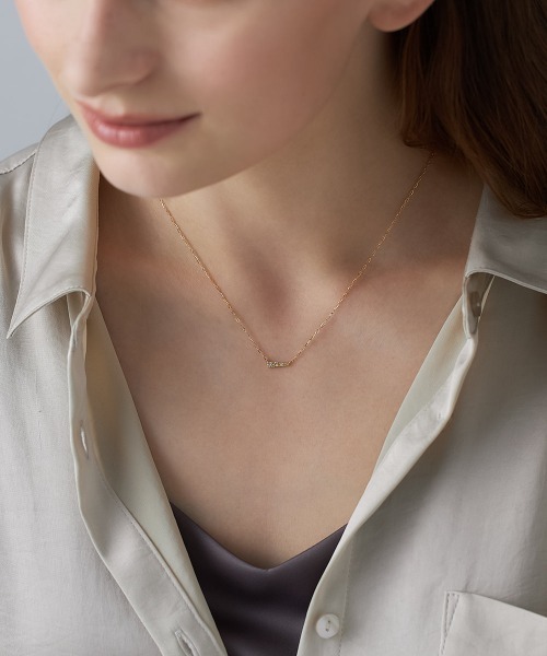 4℃（ヨンドシー）の「【The Tidal】K10イエローゴールド ネックレス（ネックレス・レディース・イエローゴールド・FREE）」の5枚目の写真