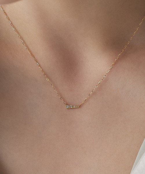 4℃（ヨンドシー）の「【The Tidal】K10イエローゴールド ネックレス（ネックレス・レディース・イエローゴールド・FREE）」の6枚目の写真