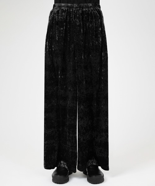 LAD MUSICIAN（ラッドミュージシャン）の「CRUSHED VELOUR HAKAMA PANTS（その他パンツ・メンズ・ブラック・42/44）」の2枚目の写真