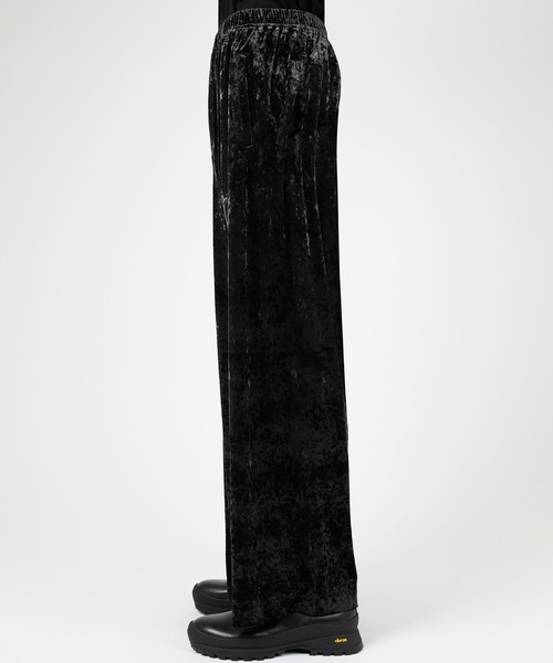 LAD MUSICIAN（ラッドミュージシャン）の「CRUSHED VELOUR HAKAMA PANTS（その他パンツ・メンズ・ブラック・42/44）」の3枚目の写真