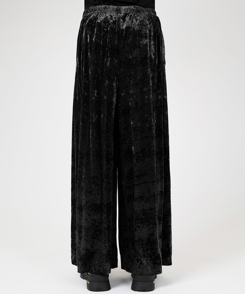 LAD MUSICIAN（ラッドミュージシャン）の「CRUSHED VELOUR HAKAMA PANTS（その他パンツ・メンズ・ブラック・42/44）」の4枚目の写真