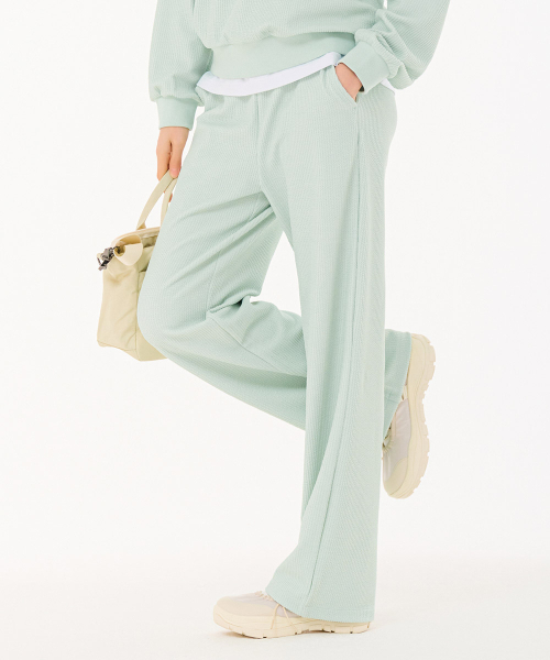 CHASECULT（チェイスカルト）の「レディース ゴルジ ワイドバンディングパンツ-FARG7264B0S（スウェットパンツ・レディース・ミント・67/70）」の5枚目の写真
