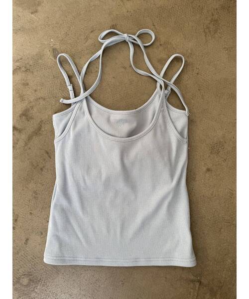 jouetie（ジュエティ）の「レイヤードキャミソール　カップ付き（キャミソール・レディース・ピンク/レッド/ブラック/オフホワイト/ブルー・MEDIUM）」の14枚目の写真