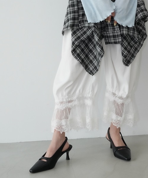 chuclla(チュクラ)の「ポインテッドトゥ スリングバックパンプス chs26s006(パンプス・レディース・ブラック・36/37/38/39/40)」の16枚目の写真